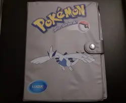 Lugia 4-Pocket Binder Silver Toysite 2000 Pokemon TCG Used - Image 1