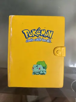 1999 Pokemon Bulbasaur Yellow Collector's Album Vintage Pocket Binder Official - Image 1