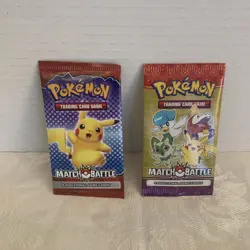 Pokemon McDonalds Match Battle Promo Sealed Booster Pack 2 pks total unsealed - Image 1