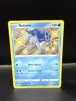 Pokemon TCG Suicune Holo Rare Shining Fates Baby Shiny Vault SV022/SV122 - Image 1