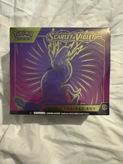 Pokemon Scarlet and Violet Base Set Elite Trainer Box ETB (Purple) New/Sealed - Image 1