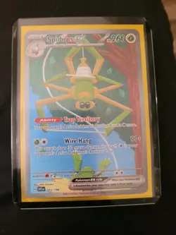 Pokemon TCG Spidops EX 243/198 Illustration Scarlet & Violet Base Set - Image 2