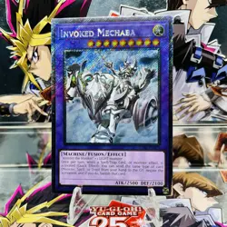 Yugioh Invoked Mechaba RA04-EN279 Platinum Secret Rare 1st Ed Near Mint - Image 1