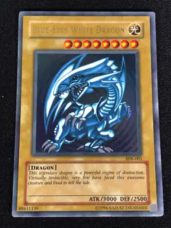 Yugioh Blue Eyes White Dragon SDK-001 Ultra (MP) - Image 1