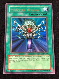 Yugioh Monster Reborn LOB-118 Ultra (MP) - Image 1