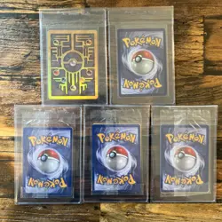 Pokemon Promo Cards Ancient Mew, Mew and All 3 Legendary Birds - Image 2