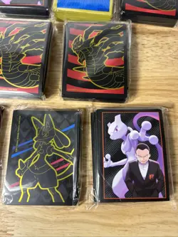 Pokemon TCG Sleeve Lot of ETB & Various Card Sleeves - 7 Unopened 5 Opened - Image 4