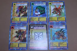 POOR Cond./ Heavy Play / Damaged / 1999 Bandai Digimon Cards Lot - Image 5