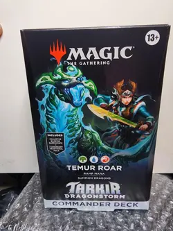 Temur Roar NEW MTG Tarkir Dragonstorm Commander Deck - Magic Cards Sealed EDH - Image 1