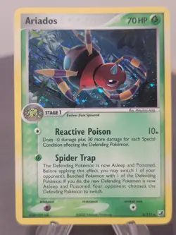 Ariados 2/115 EX Unseen Forces Holo Rare Pokemon Card LP - Image 1