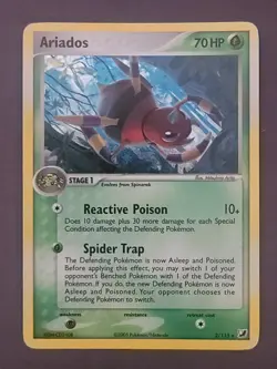 Ariados 2/115 EX Unseen Forces Holo Rare Pokemon Card LP - Image 3