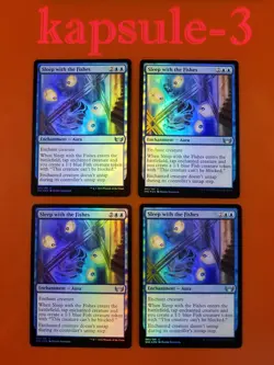 4x Sleep with the Fishes | FOIL | Streets of New Capenna | MTG Magic Cards - Image 1