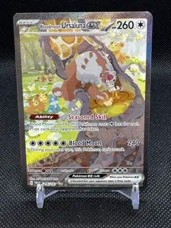 Pokemon TCG Bloodmoon Ursaluna EX Holo Card 216/167SV06 Twilight Masquerade - Image 1