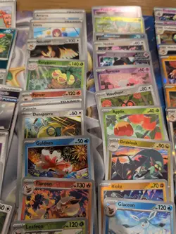 Lot Of 145 Pokemon Cards from Prismatic Evolution, Holo, Reverse Holos, Bulk - Image 5