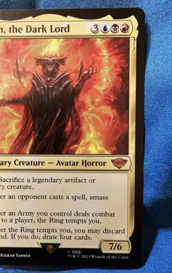 MTG Lord of the Rings Sauron, The Dark Lord 224 Mythic NM/M Regular Single Card - Image 3