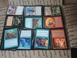 👀👀👀 4000+ mtg card lot uncommons commons edh modern commender 17 lbs - Image 1