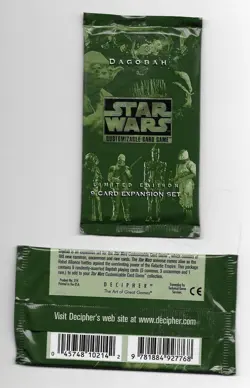 Star Wars Dagobah Limited Edition CCG~ (1) Factory Card Pack ~ Expansion Set - Image 1