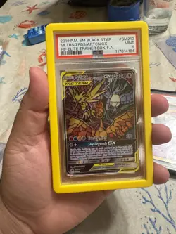 Pokemon Cards PSA 9 MINT Moltres Zapdos Articuno GX Hidden Fates ETB Promo SM210 - Image 1