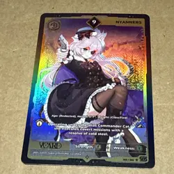 Nyanners 9 Holo 1st Edition Awakened Worlds Card GamerSupps VCard 202/250 - Image 1