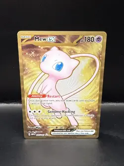 Pokemon TCG Mew EX Metal Gold NM 205/165 Scarlet & Violet 151 Promo Card C - Image 2
