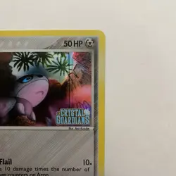 Aron 44/100 Ex Crystal Guardians Stamped Reverse Holo Pokemon Card NM - Image 3