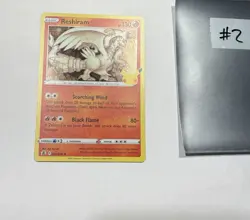 Reshiram NM - Mint Holo Rare Card Pokemon TCG 25th Celebrations 002/025 - Image 3