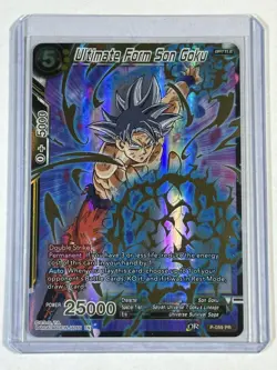 Dragon Ball Super TCG Ultimate Form Son Goku P-059 PR GOLD STAMPED NM Promo Card - Image 1