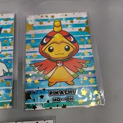Poncho Pikachu Slowpoke Lugia Ho-Oh Gyrados Mewtwo Card Database Merry Christmas - Image 3