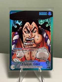 One Piece Card TCG Kouzuki Oden Alt Art Leader OP01-031 Romance Dawn - Image 1