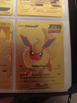 Flareon V 169/203 Single Strike Evolving Skies Black Foil Fan Art Card NM C1 - Image 1