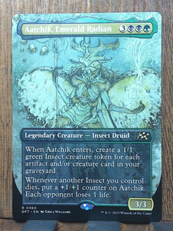 MTG💀🌳 Aatchik, Emerald Radian (Borderless) Aetherdrift NEAR MINT!💕❤😍 - Image 1