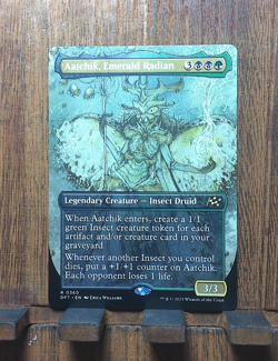MTG💀🌳 Aatchik, Emerald Radian (Borderless) Aetherdrift NEAR MINT!💕❤😍 - Image 2