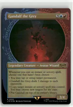 Gandalf the Grey Showcase FOIL - The Lord of the Rings MTG NM - Image 1