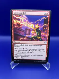 x4 Electro's Bolt - C MTG Marvel's Spider-Man M/NM, English - Image 1