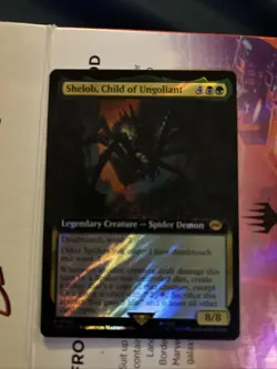 Shelob Child of Ungoliant, R 0785, NM, Extended Surge Foil MTG, LotR Lord Rings - Image 2