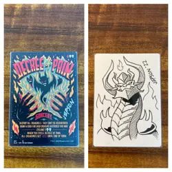 MTG✨Signed DECREE OF PAIN Artist Proof w/Original Art✨SLD RARE IAN JEPSON Art - Image 1