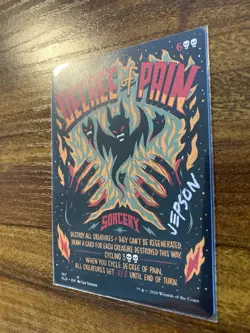 MTG✨Signed DECREE OF PAIN Artist Proof w/Original Art✨SLD RARE IAN JEPSON Art - Image 5
