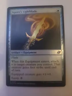 Squire's Lightblade (Foil) - 0036 - Edge of Eternities - MTG - NM - Image 1