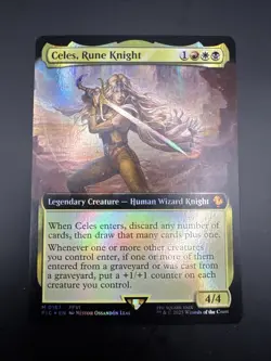 Celes, Rune Knight Final Fantasy MTG Mythic FIC #0167 NM - Image 1