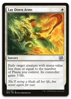 Lay Down Arms #11 (NM) Brothers' War BRO Magic MTG - Image 1