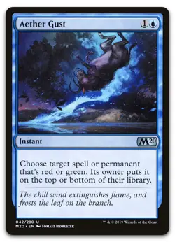 Aether Gust #42 (NM) Core Set 2020 M20 Magic MTG - Image 1
