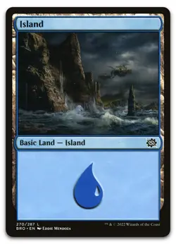 Island (270) #270 (NM) Brothers' War BRO Magic MTG - Image 1