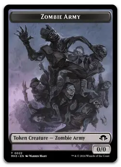 Zombie Army Token #22 (NM) Modern Horizons 3 MH3 Magic MTG - Image 1