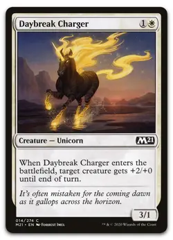 Daybreak Charger #14 (NM) Core Set 2021 M21 Magic MTG - Image 1