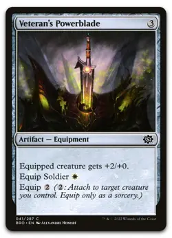 Veteran's Powerblade #41 (NM) Brothers' War BRO Magic MTG - Image 1