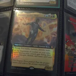 MTG Cosmic Spider-Man 0271 Foil (Extended Art) Marvel's Spider-Man NM SPM - Image 1