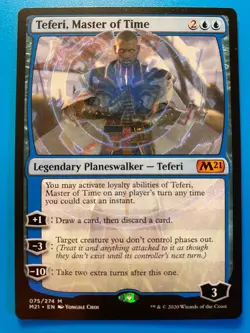 MTG 1x Teferi, Master of Time # 75 Core Set 2021 M21 Magic the Gathering x1 NM - Image 1