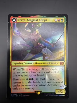 Terra, Magical Adept Final Fantasy MTG Mythic FIC #0245 NM - Image 1