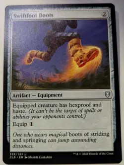 Swiftfoot Boots Commander Legends: Battle for Baldur's Gate - MTG - Image 1