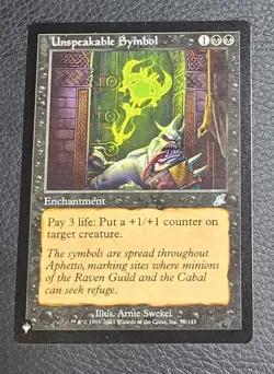 Unspeakable Symbol The List Scourge Reprints Regular MTG NM Magic Card - Image 1
